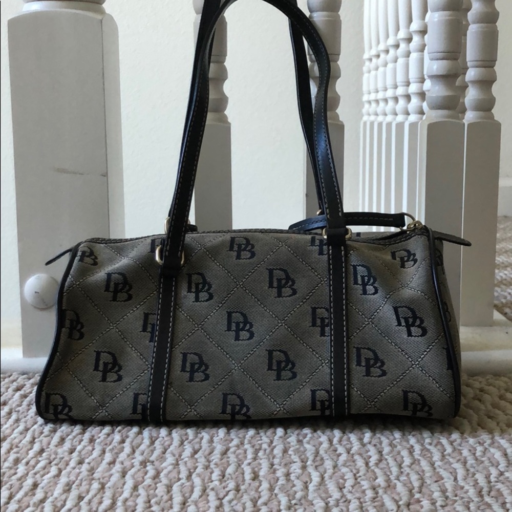 Vintage Old Dooney & Burke Bag Purse Black